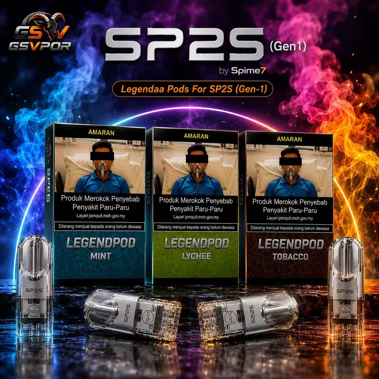 sp2 gen 1 pod SP2 LEGENDAA POD (GEN 1) - Image 1