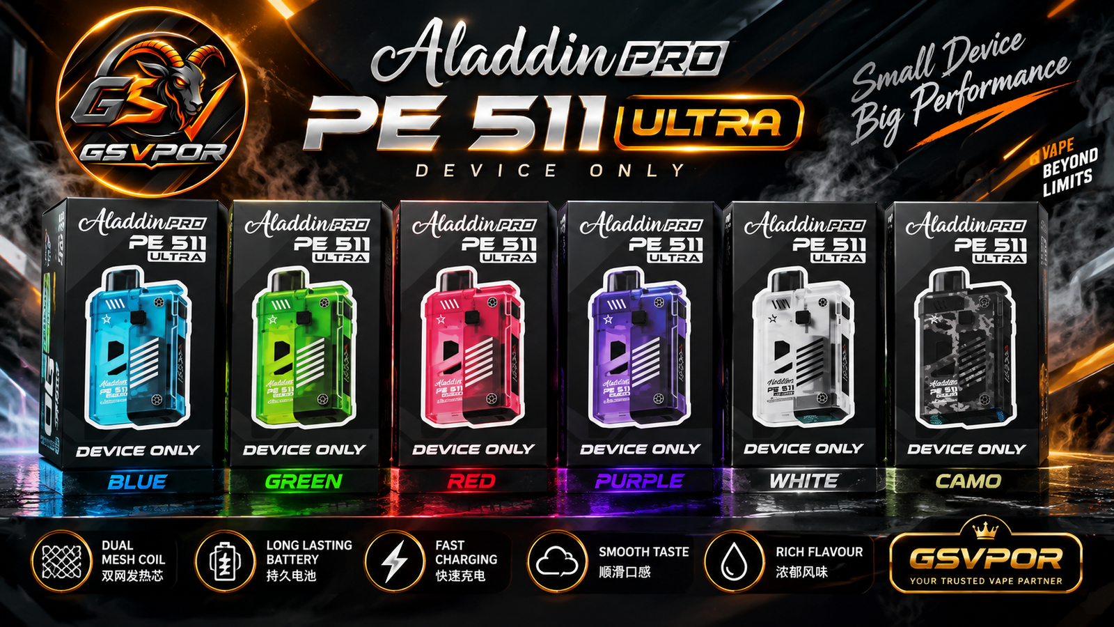 aladin PE 511 ULTRA 3K Device FOR TOZA POD - Image 1