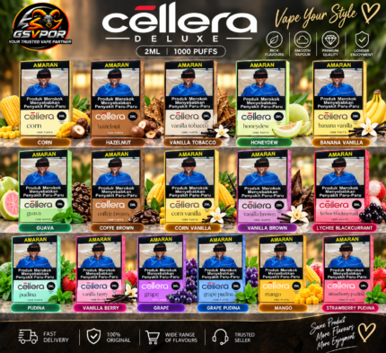 CELLERA DELUXE 1000 PUFFS
