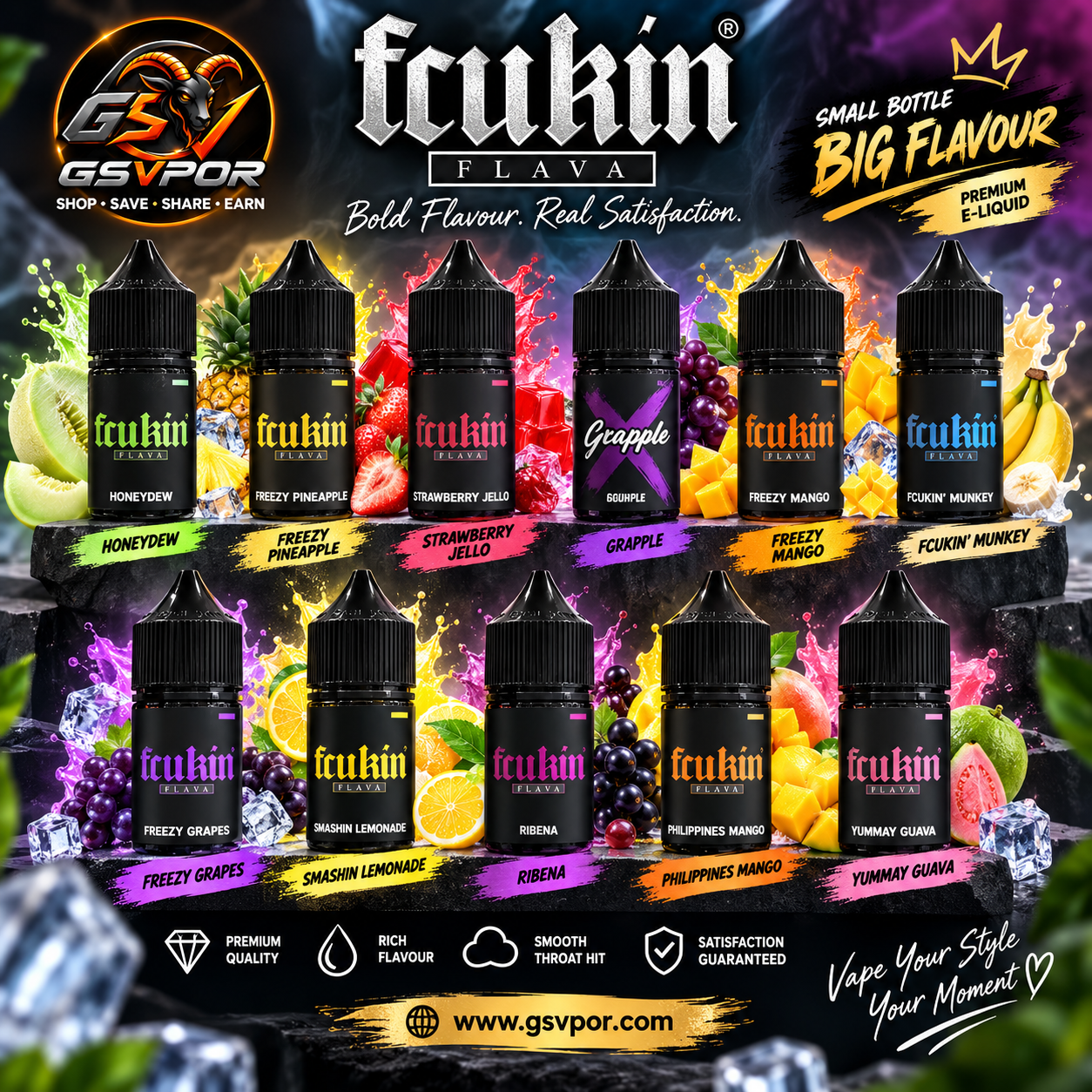 flava FCUKIN FLAVA e-liquid - Image 1